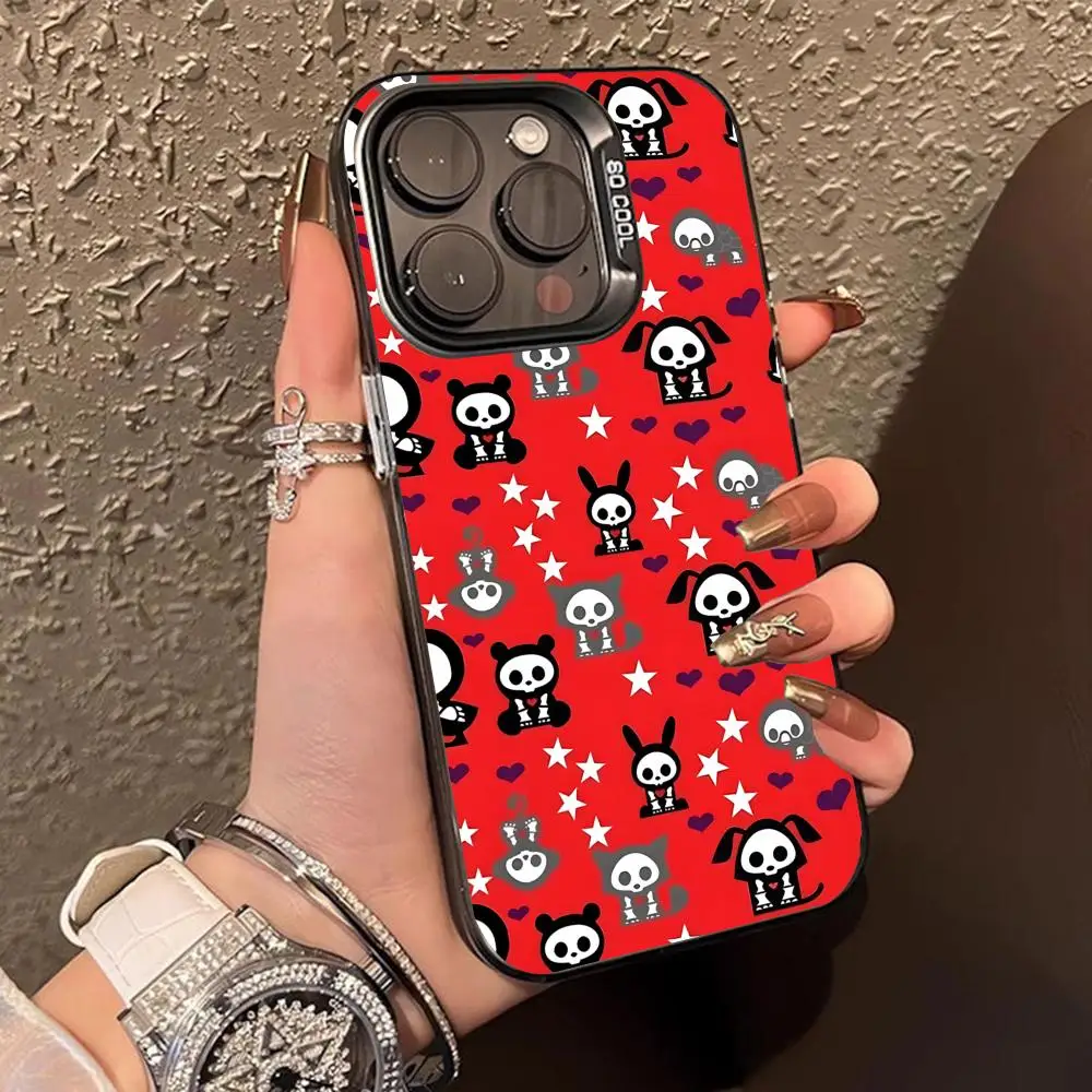Чехол для мобильного телефона Skel Animals iPhone 16 15 14 13 12 11 X XR XS 8 7 Pro Max Plus цветной