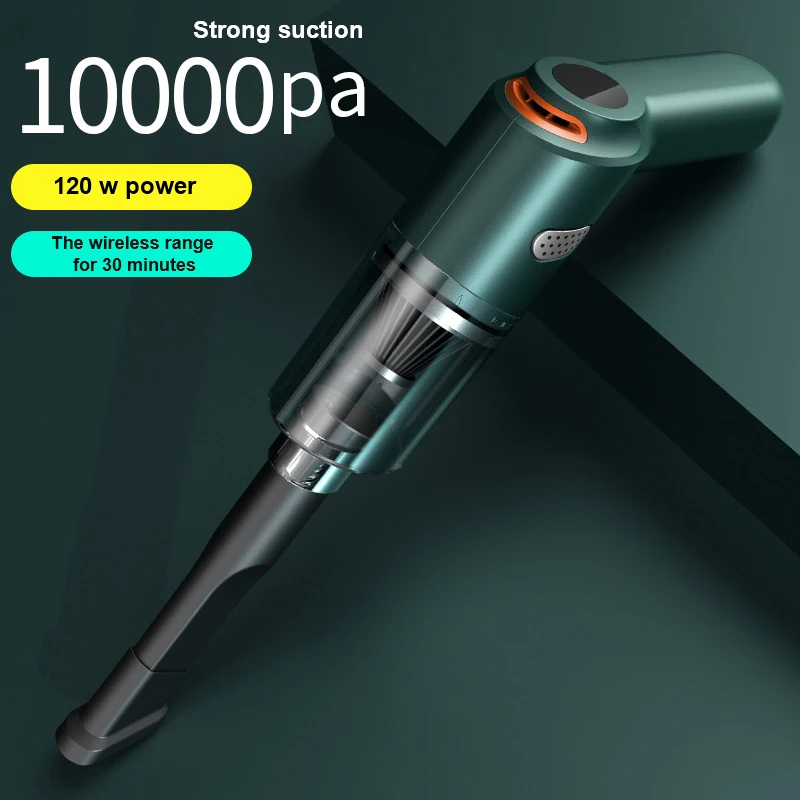 

10000Pa Wireless Car Vacuum Cleaner Cordless Handheld Auto Mini Vacuum Home & Car Dual Use Foldable Dry And Wet Home Appliance