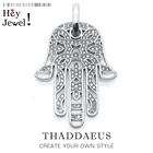 Подвеска рука Фатимы, 2019 модные ювелирные изделия любовь Европа 925 Стерлинговое Серебро бижутерия защита аксессуары подарок для женщин и мужчин