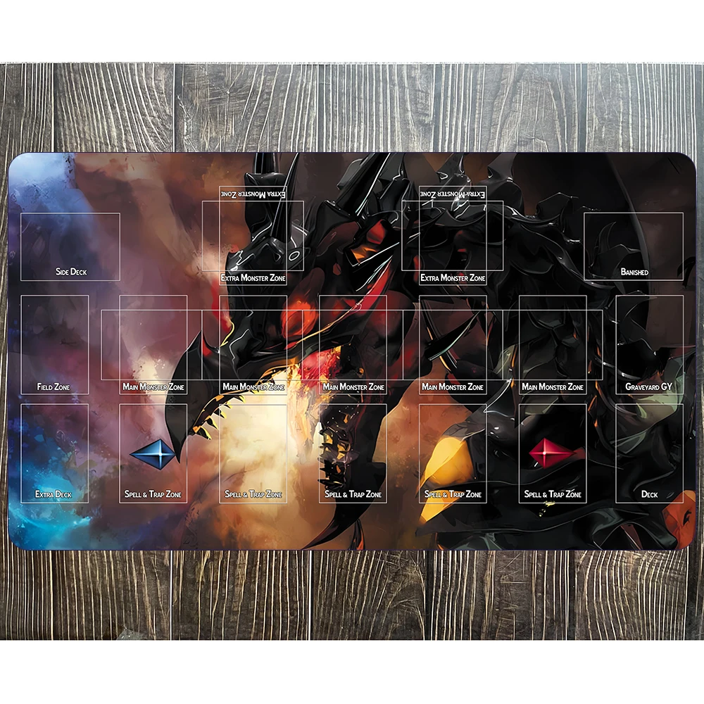 

YuGiOh Duel Playmat Red-Eyes Black Dragon CCG TCG Trading Card Game Mat YGO Pad Mat-31