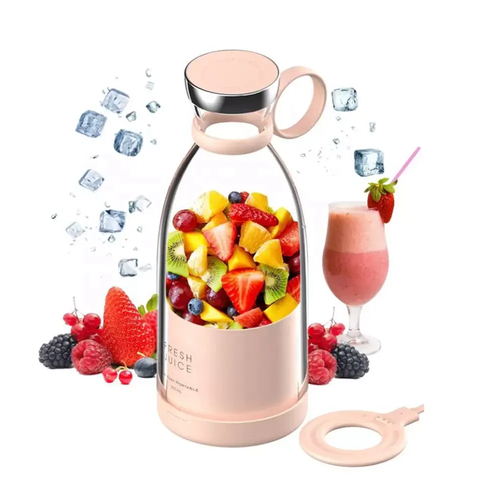350ml Wireless Charging Electric Travel Fresh Juicer Vegetab