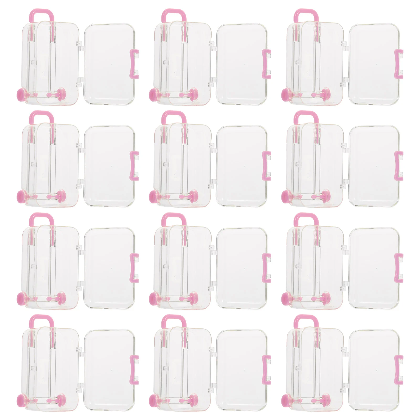 

Box Boxes Candy Wedding Gift Favor Party Suitcase Baby Shower Chocolate Christmas Packaging Treat Mini Birthday Containers Clear
