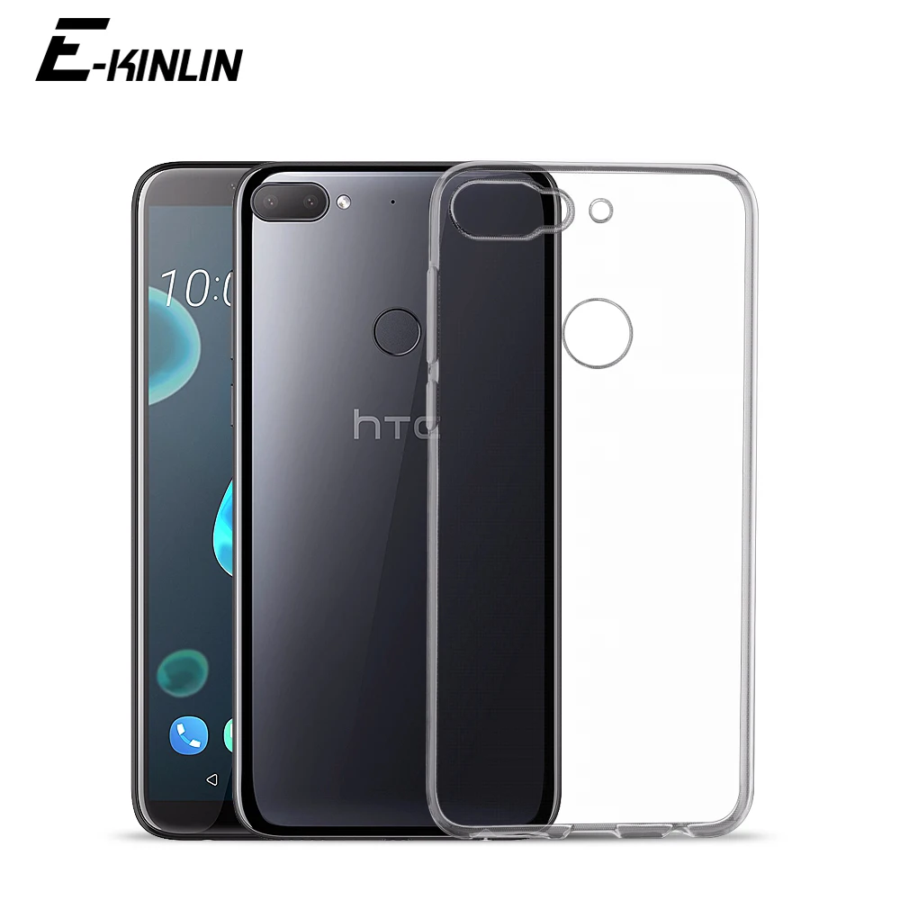 Clear Crystal Soft Silicone Back Full Cover For HTC U20 U19e U11 Desire 21 20 Pro 19 Plus 19s 816 Ultra Thin Slim TPU Phone Case