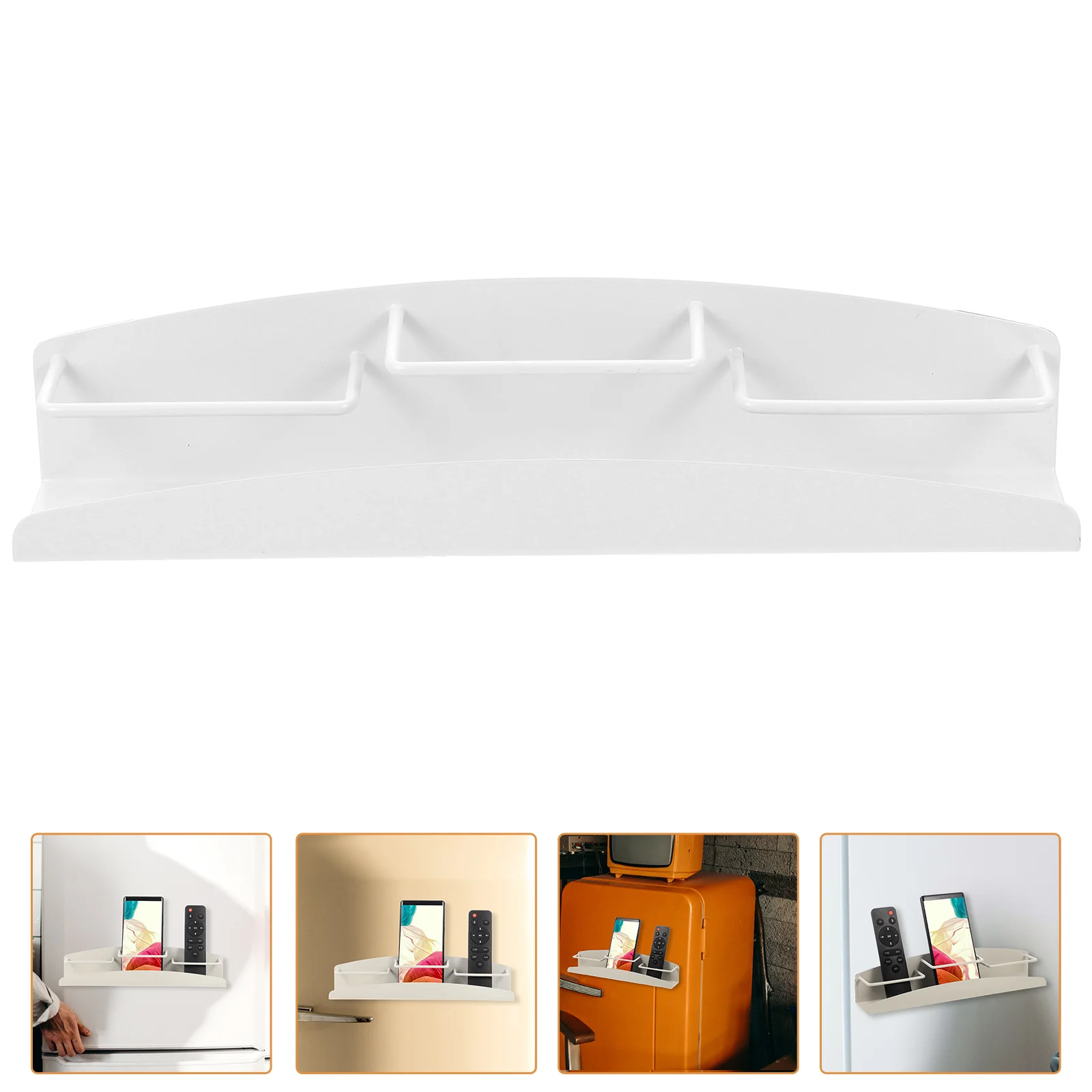 

Remote Wall Holder Controlorganizer Box Standstorage Rack Mount Caddymedia Fridge Magnetic Chargingorganization Mounted Office