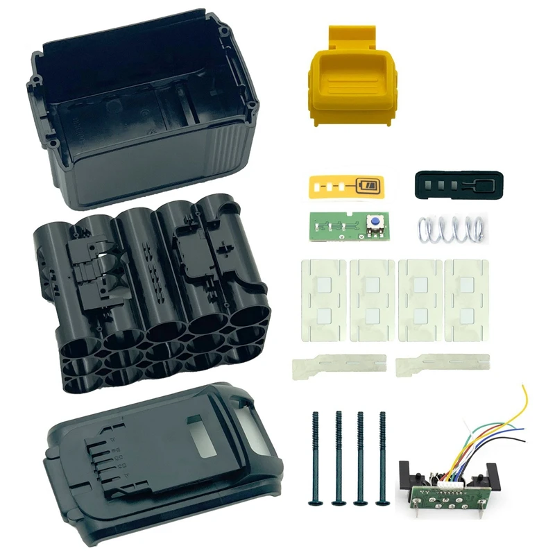 

Подходит для корпуса аккумулятора DeWalt 20 в 15 ядер DCB200 DeWalt, электроинструмент, пластиковая оболочка, защитная плата