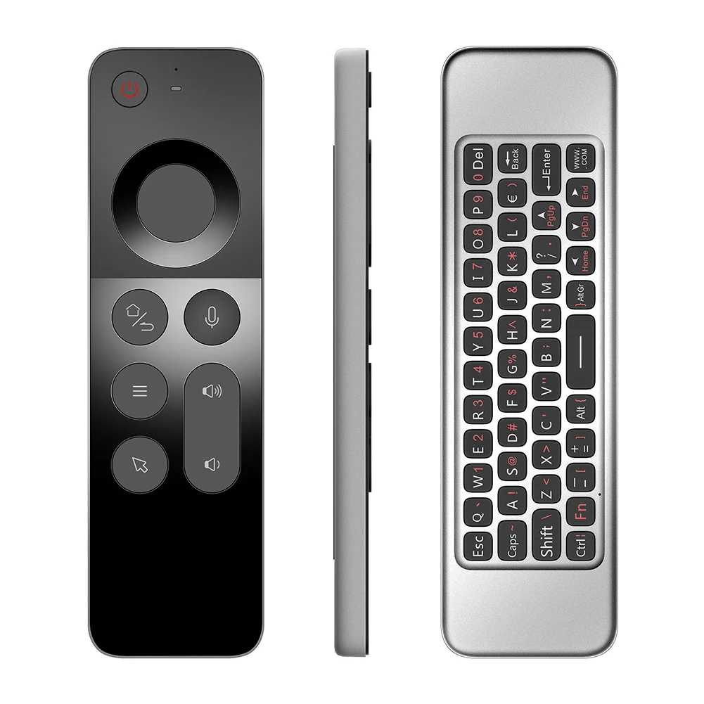 Smart Wireless 2.4G Air Mouse Keyboard for TV Box Gyroscope Voice Remote Control Computer IR Learning Controller Replacement