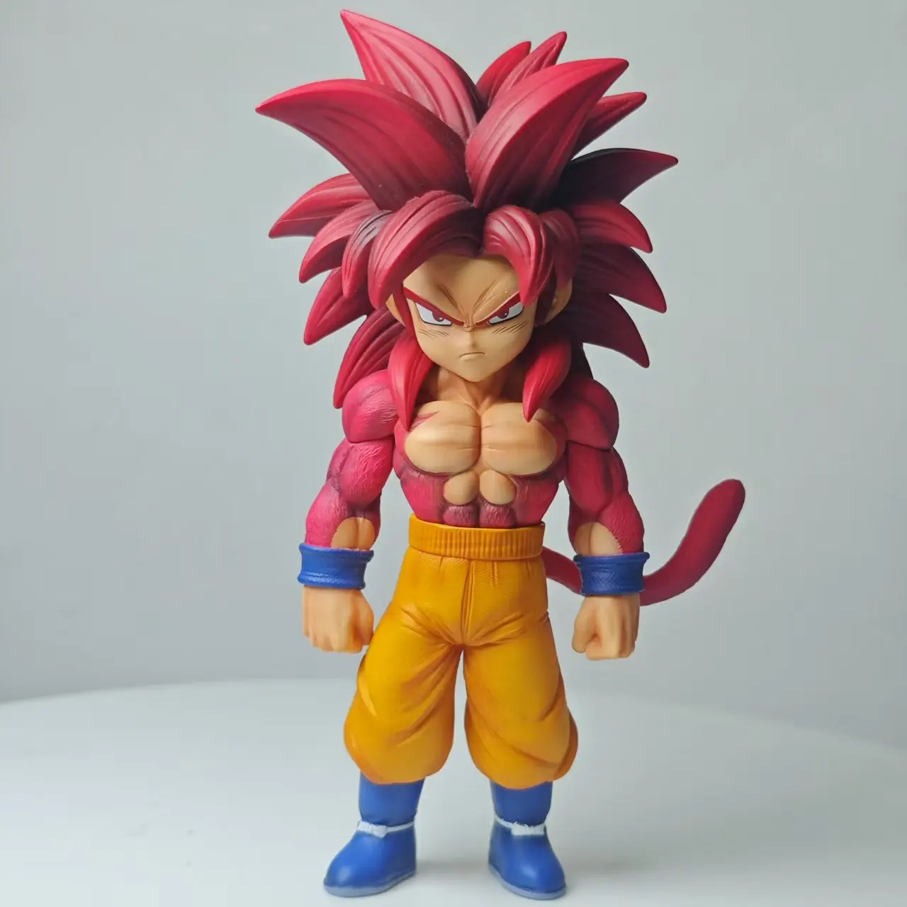 Фото 17 см/6,69 дюйма Dragon Ball Daima Super Saiyan 4 Goku Фигурка Ssj4 Son Goku Фигурка ПВХ Статуя Коллекционная модель игрушки в подарок №1