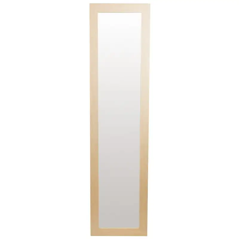 

Length Floor Mirror With Easel Back, Natural