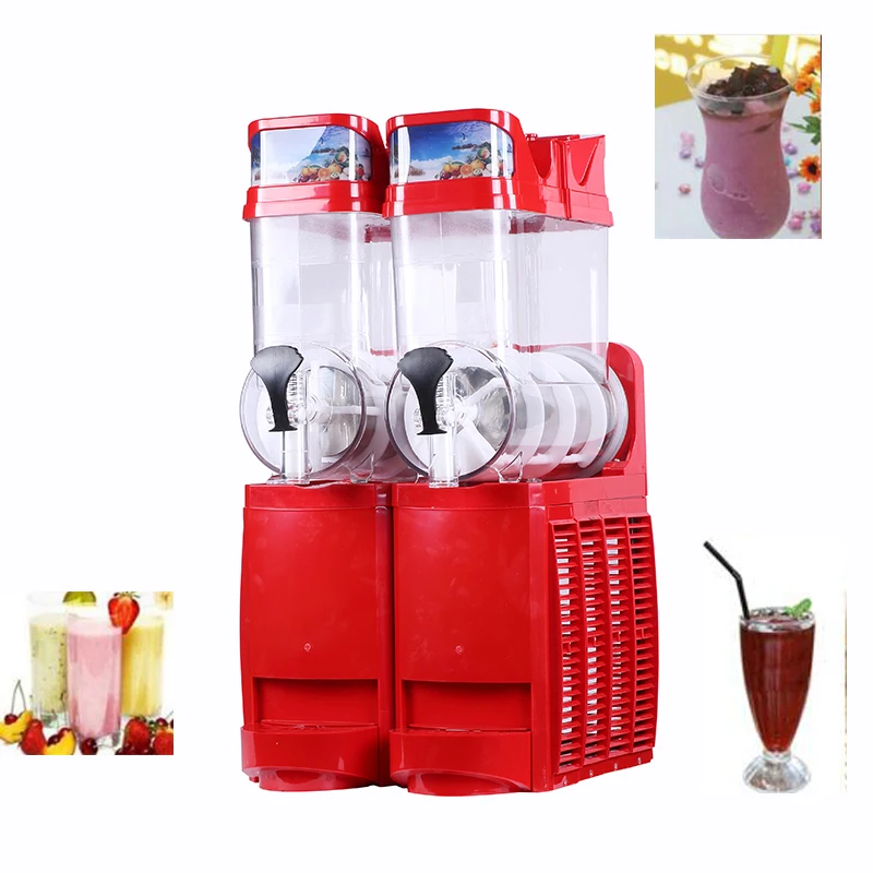 

PBOBP Single Cylinder Slush Machines Snow Melting Machine 110V/220v Ice Slusher Cold Drink Dispenser Smoothie Machine