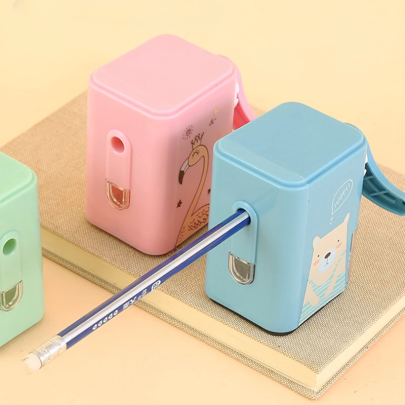 

Cartoon Hand Mechanical Sharpeners for Pencil Rotary Pencil Sharpener Machine Kids Cute Stationery School Office Supplies