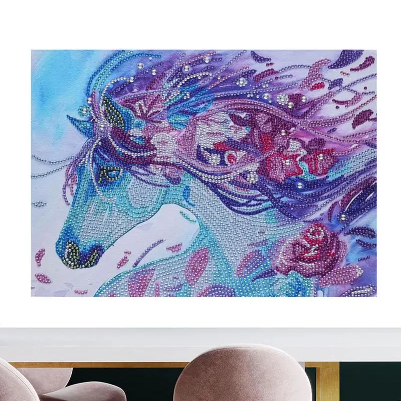 

5D Horse Owl DIY Full Diamond Digital Painting Crystal Set For Wall Decoration