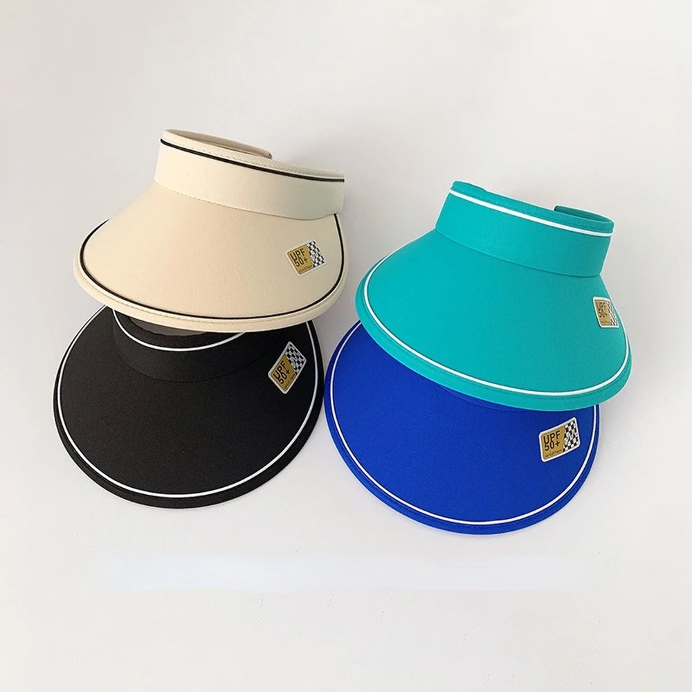 

Kids Empty Top Hat Sun Hat UV Protection Baby Girl Outing Cotton Sunscreen Hat Boy Can Elastic Adjust The Sunshade Hat Summer