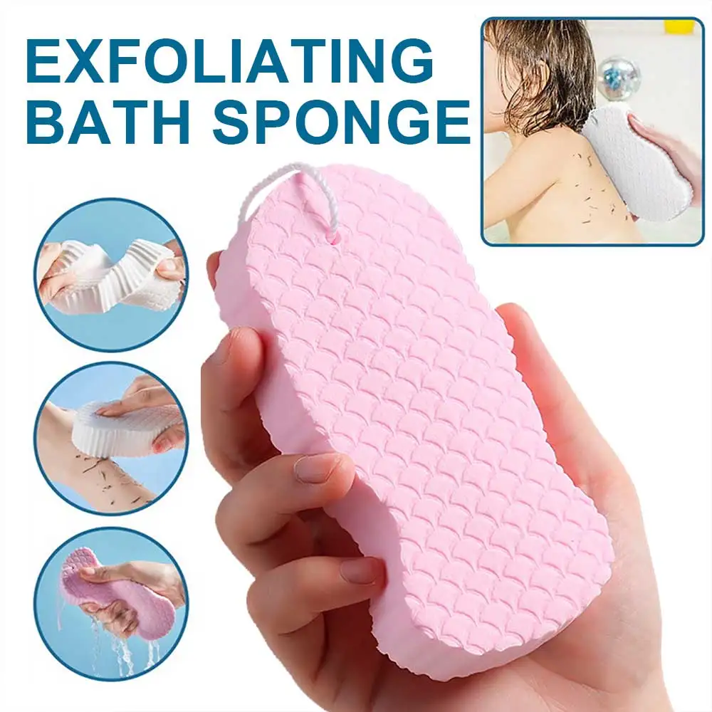 

Esponja Exfoliante Soft Sponge Body Scrubber Bath Exfoliating Scrub Sponge Shower Brush Body Skin Cleaner Dead Skin Remover