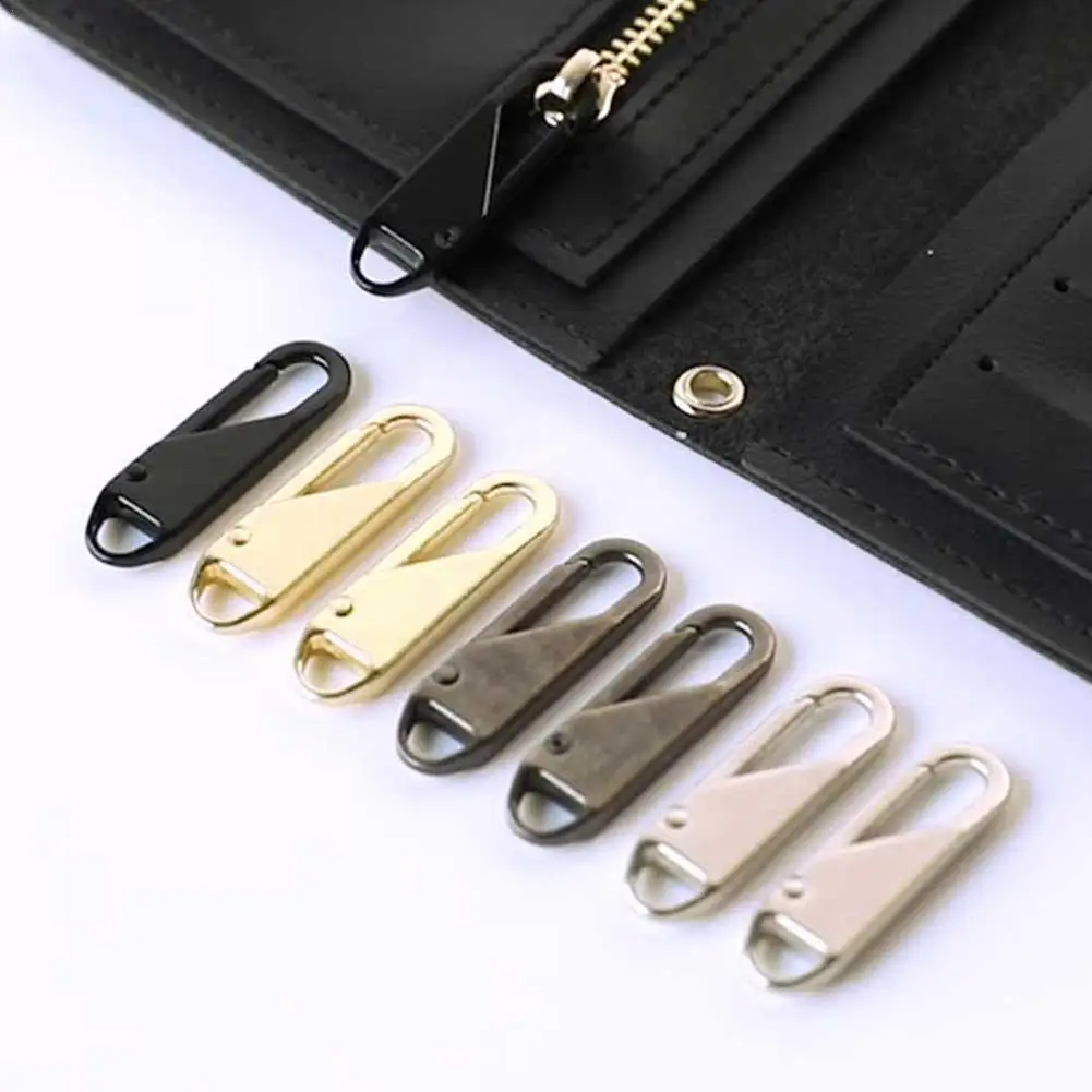 

Universal Zipper Puller Detachable Replacement Zip Instant Zipper Zip Repair Sewing Head DIY Slider Kits Fixer Zipper Kits N2A4