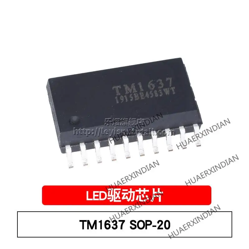 

10 шт./лот новая Оригинальная Светодиодная лампа TM1637 SOP-20