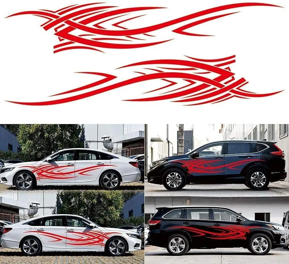 

Car Sticker Personalized Car Stickers Universal body sticker Car Styling Stick car vinyl stickersCar Decals - 2Pcs Universal Car