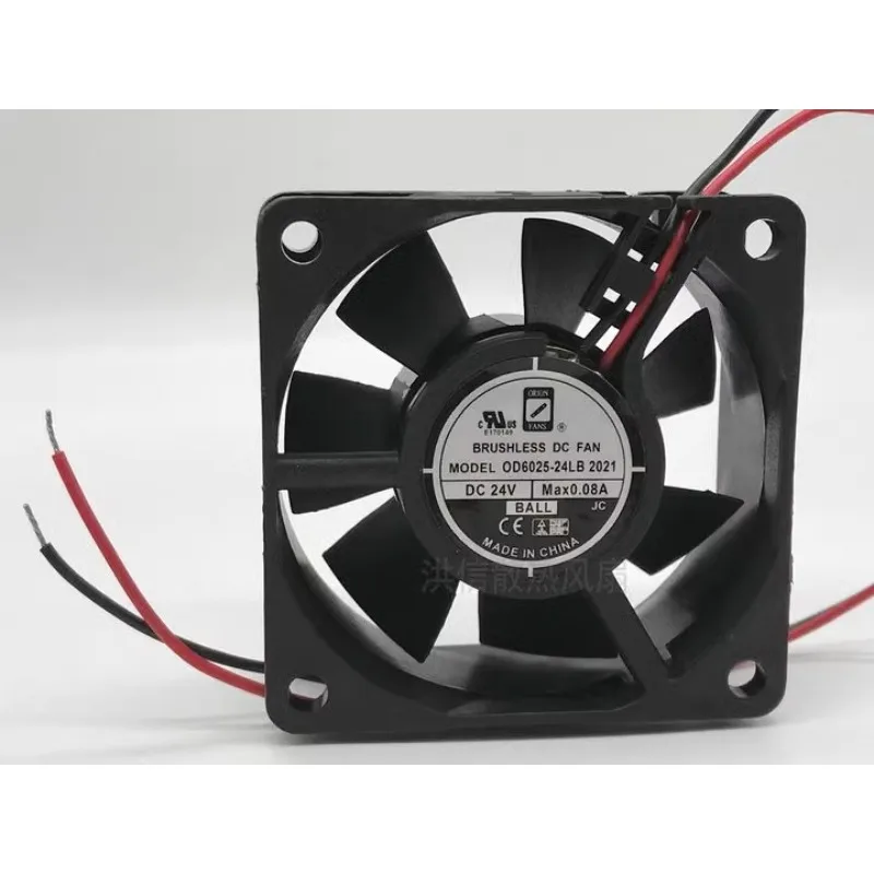 Fan For Orion Od6025-24lb Dc 24v 0.08a Frequency Converter Cooling Fan 6cm 60*60*25mm