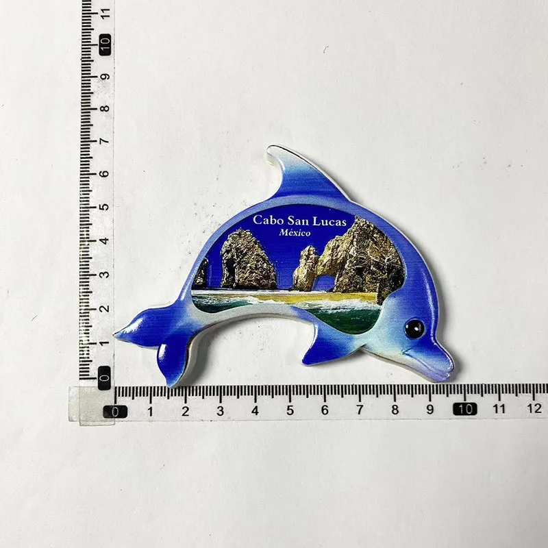 Cabo SAN Lucas Мексика туризм сувенирные поделки трехмерные декоративные дельфины 3d