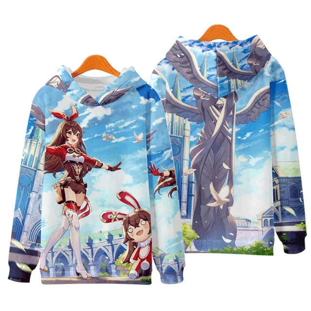 

Kaedehara Kazuha Mech Hoodie Genshin Impact 3D Print Sweatshirt Tracksuit For Men And Women Autumn Casual Clothes Kids Tops