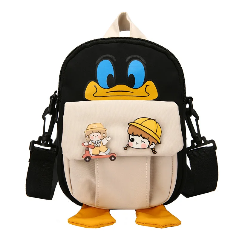 

Маленькая холщовая женская сумка Disney, мультяшный Дональд Дак, модный саквояж на плечо, маленький мессенджер