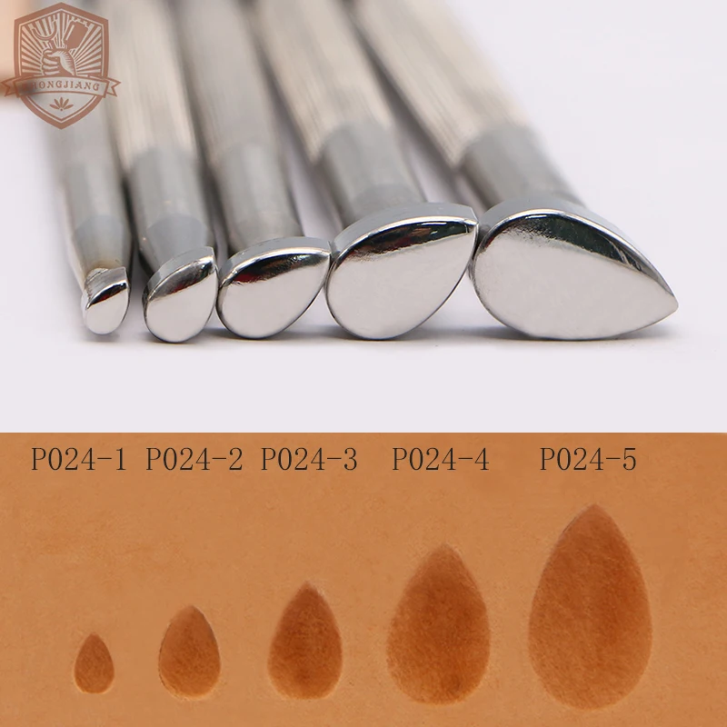 Инструмент для работы по коже гладкая груша клетчатый отпечаток большого пальца