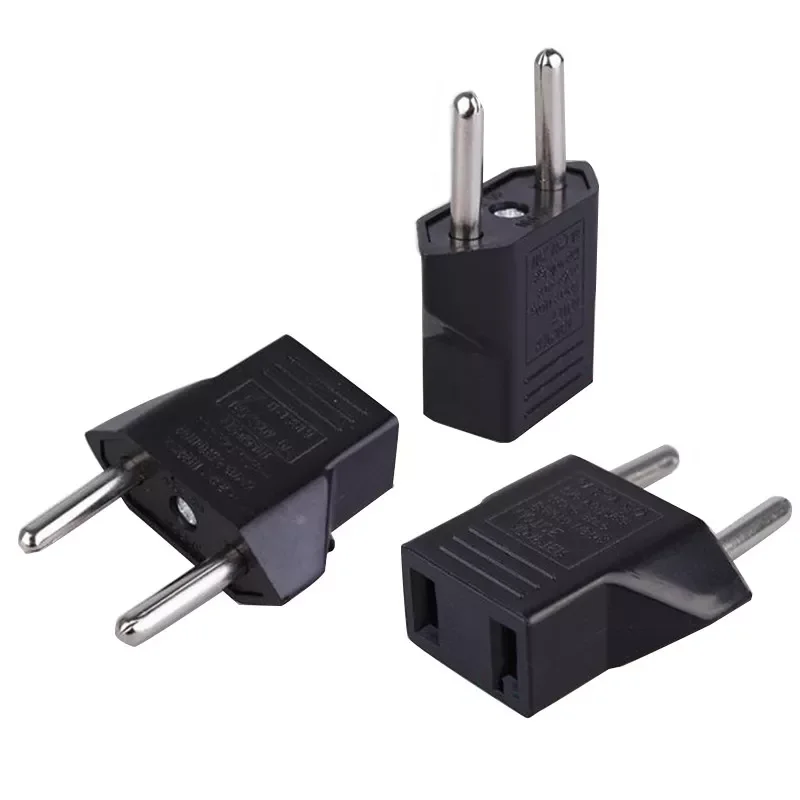 

3pcs Portable Travel Converter Charger Adapter Travel Adapter Plug Converter European Standard Plug EU To USA Europe AC Plug