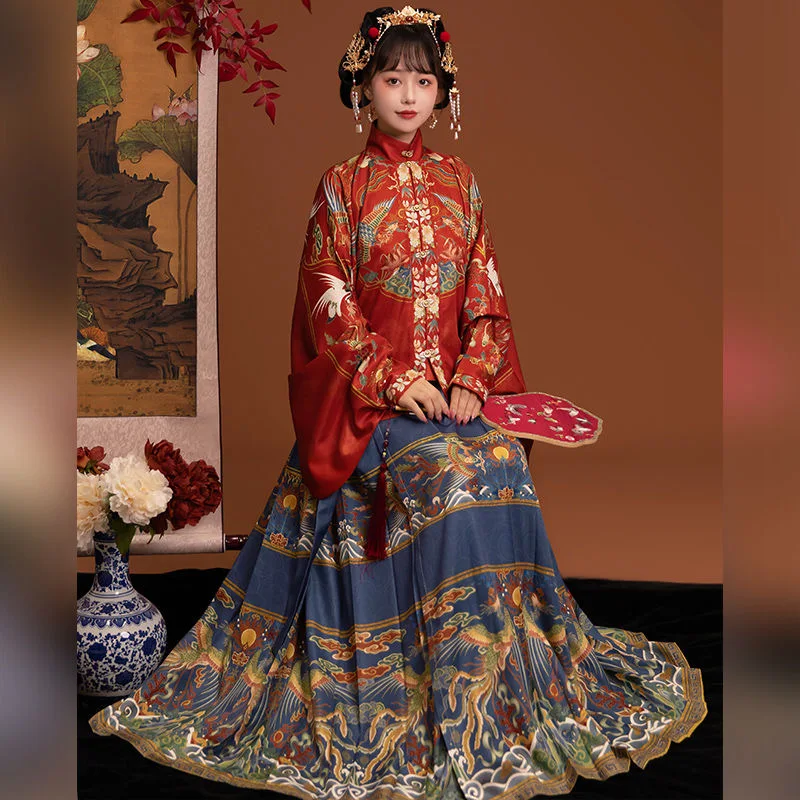 

2023 Chinese Style Hanfu Traditional Dance Costume For Women Ming Dynasty Princess Clothing Oriental Fairy Dresses