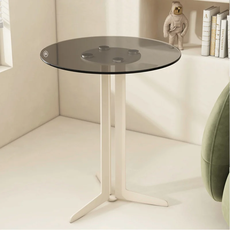 Стеклянные металлические журнальные столики современный дизайн