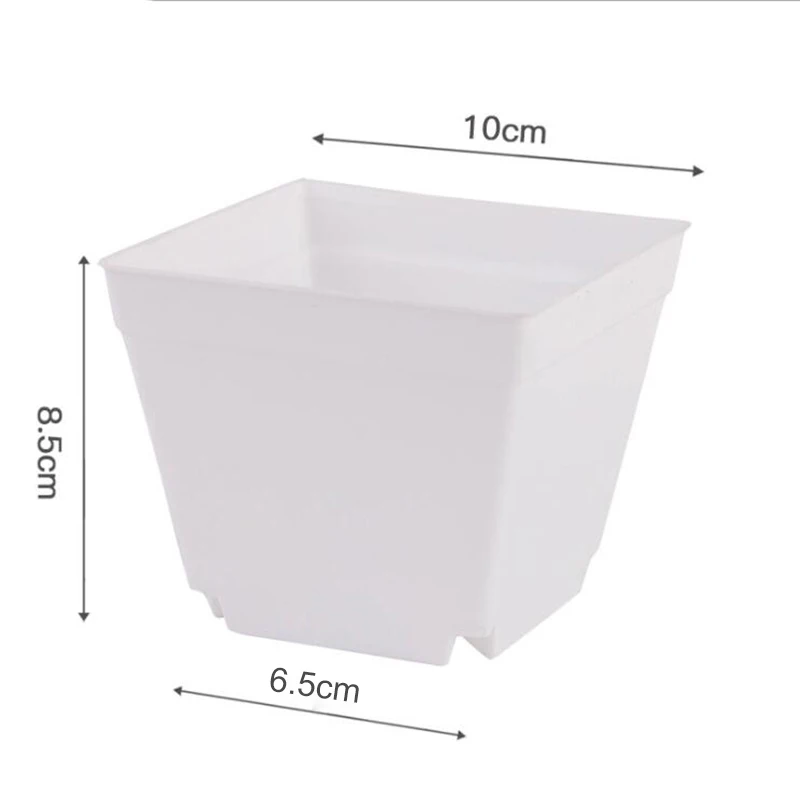 

Пластиковые цветочные горшки 20 шт.