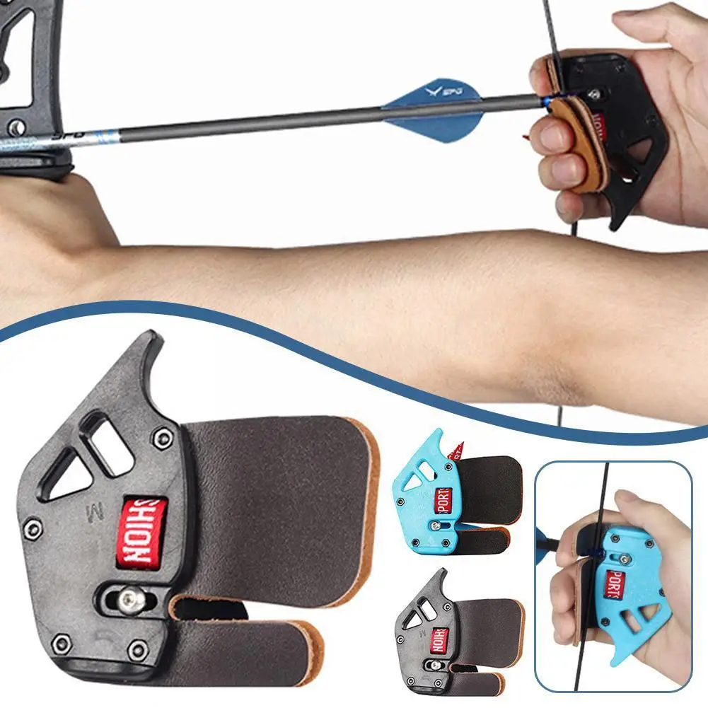 

Archery Barebow Finger Tab Finger Guard Protector Saver LH RH For Recurve Bow Hunting Shooting Practice Free Shipping Y0H9