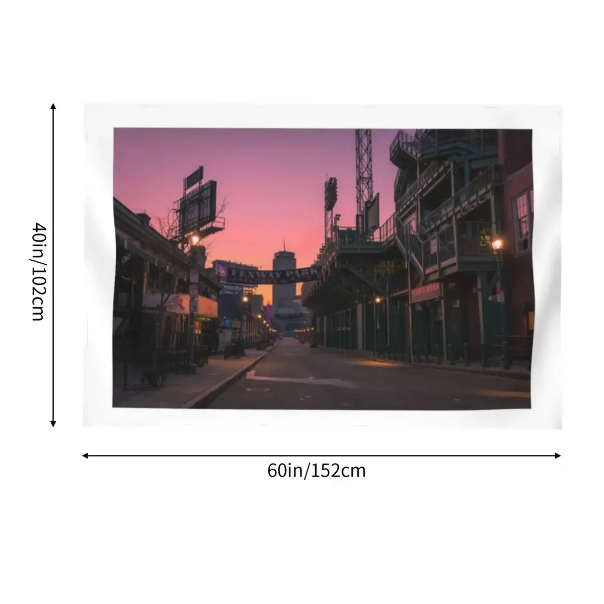 Фенвей-парк Бостон. Гобелен Украшение Спальня Открытый Декор Для Спальни