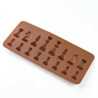 1pc silicone cake mold chess shaped chocolate diy ice cube baking decorating kitchen accessories mould tool silicone mold