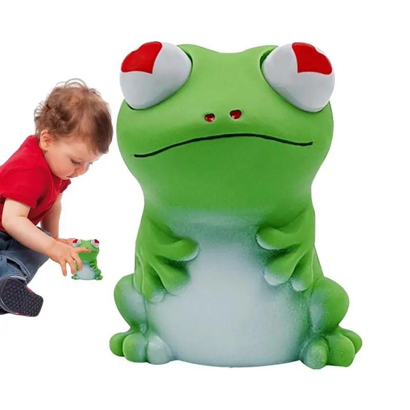 

Popping Out Eyes Squeeze Toys Eye Popping Flexible Green Frog Squeeze Toys Kids Soft Home Kindergarten Animal Entertainment Toy