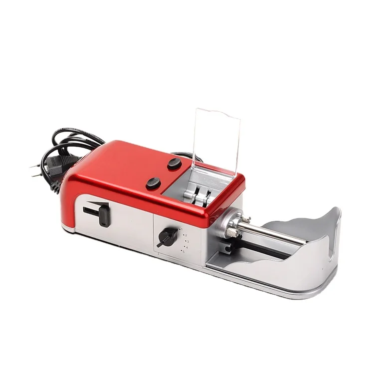 

Stainless Steel Adjustable Electric Automatic Cigarette Rolling Machine Commercial Joint Cigarette Herb Filling Smoke Accesoires