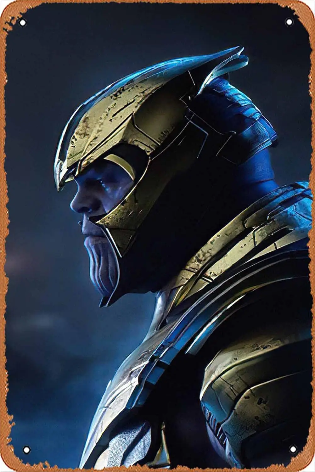 Zuhhg Ретро Flm Metl Sgn Thnos rtwork Новый Move strs sngers nme chrcters rt cute Wll Декор Плакат Главная Спальня