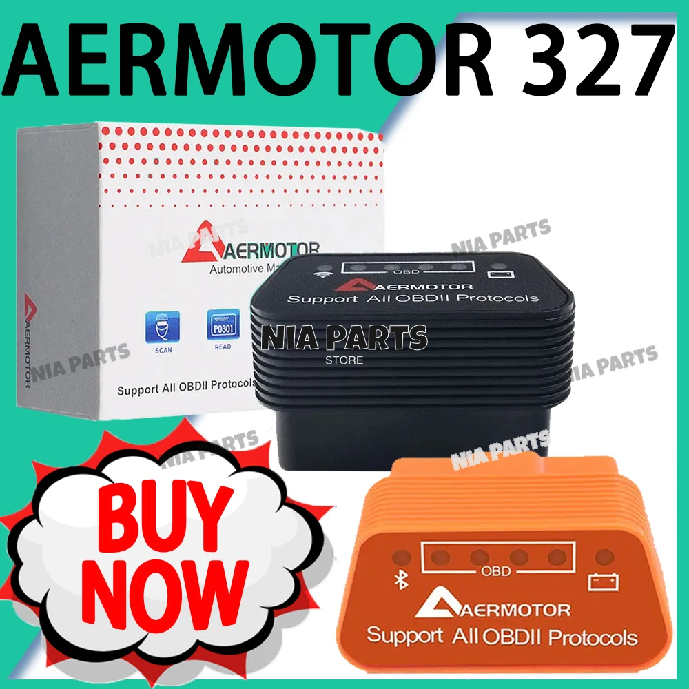 AERMOTOR ELM327 V1.5 OBD2 считыватель кодов Wi-Fi или Bluetooth сканер инструменты для проверки