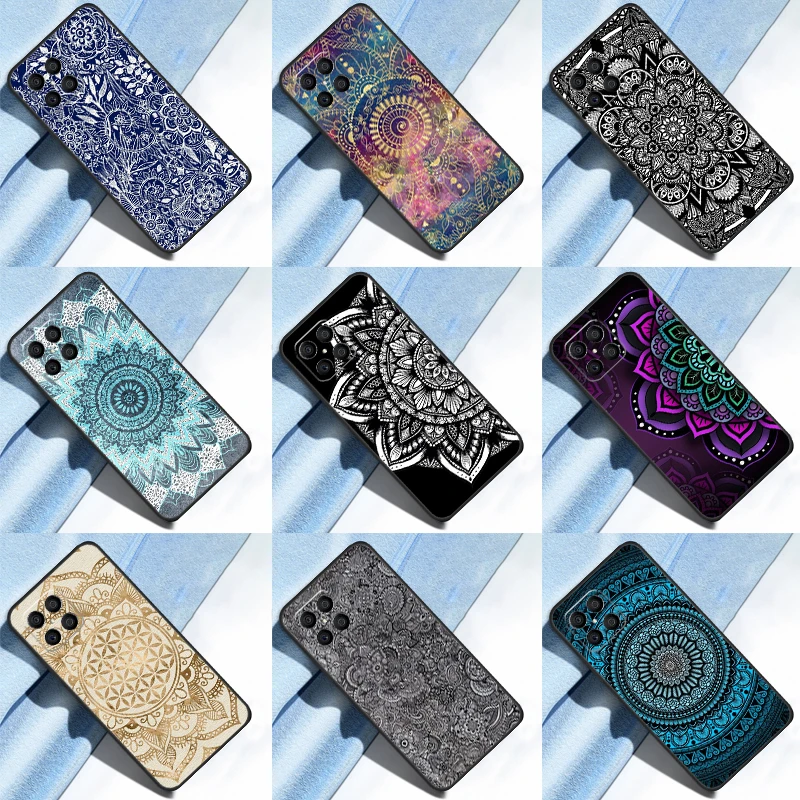 Чехол с цветочной мандалой для Huawei P30 Pro P50 P20 P40 Lite P Smart 2019 Nova 5T Honor 50 X7 X8 X9 |