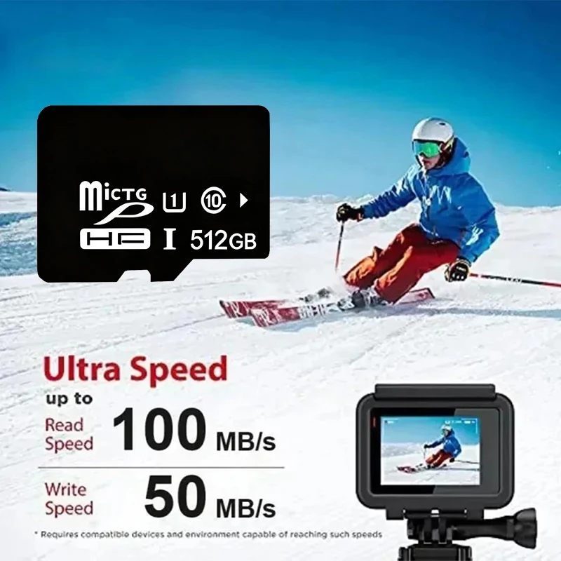 Мобильная карта памяти для видео 4K Full HD 48163264128 ГБ, SD-карта, Mini TF-карта 48163264128 ГБ SD (art.: 3920da1eecbcf) - 3920da1eecbcf