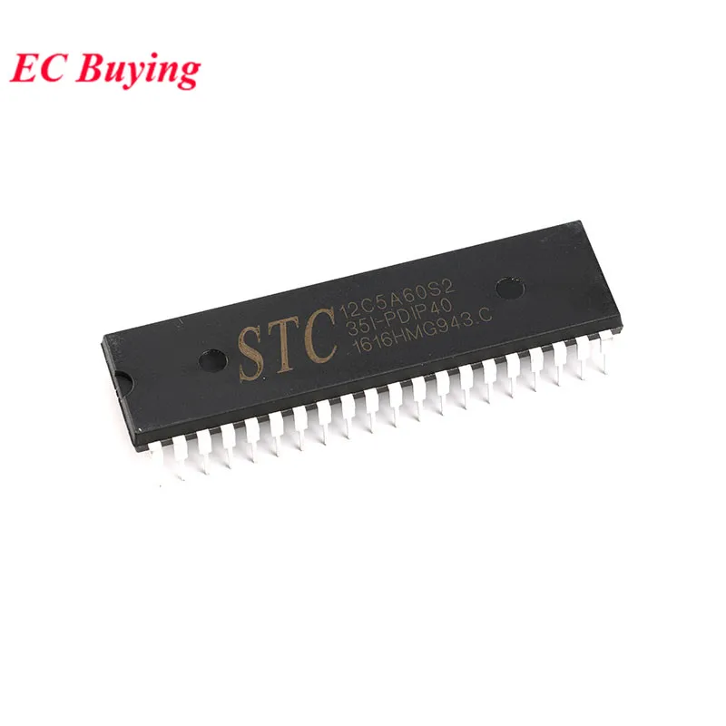 STC STC12C5A60S2-35I-PDIP40 STC12C5A60S2 35I PDIP40 12C5A60S2 многосерийный 8051 микрокомпьютер с одним чипом