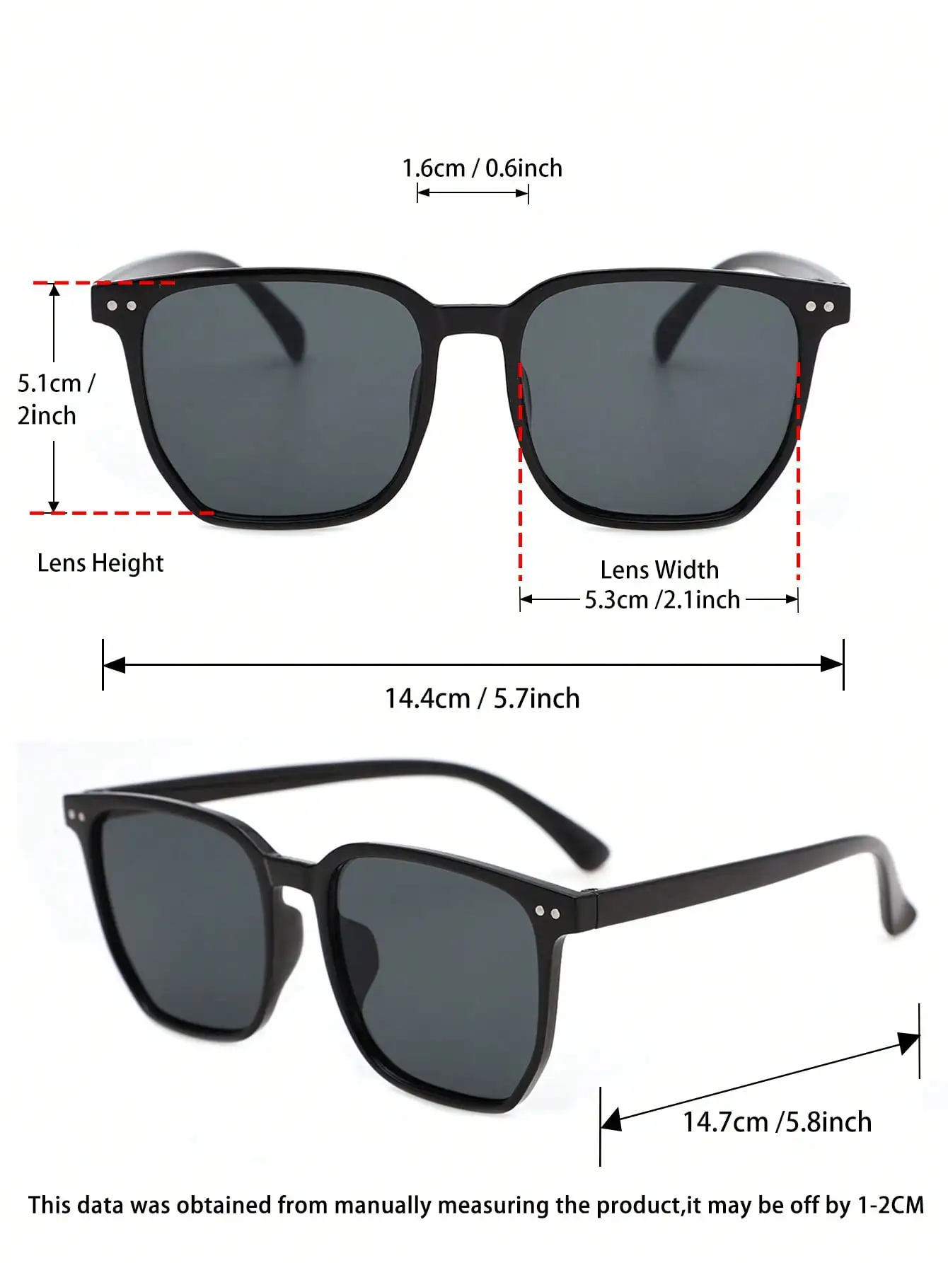 1 Шт. Винтажные Солнцезащитные Очки Унисекс В Стиле Бохо Разноцветные