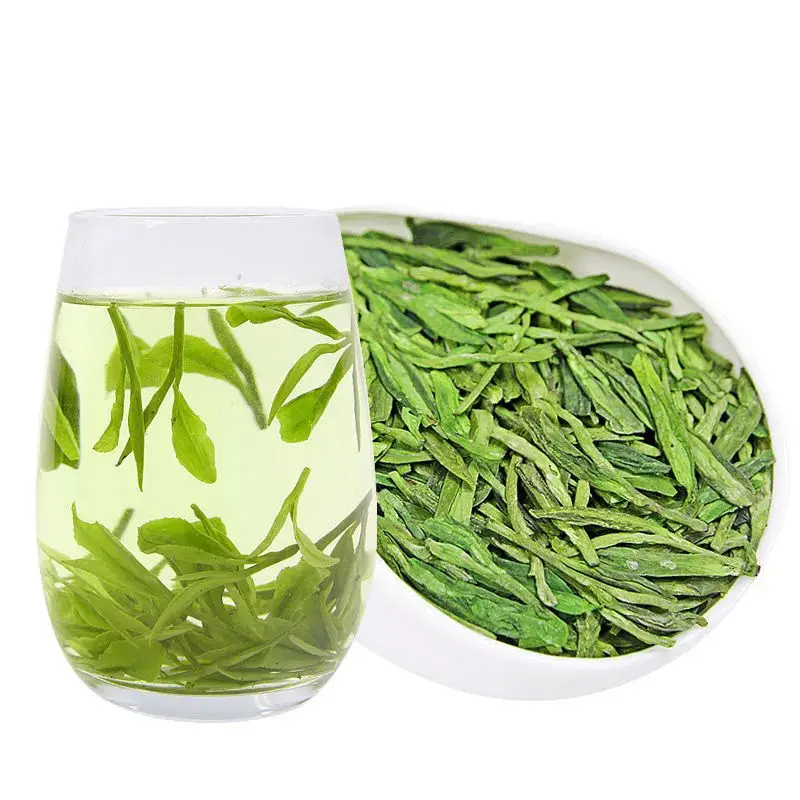 

China Organic West Lake Longjing Dragon Well Tea Without Teapot Xihu Long Jing Green Tea West Lake Longjing No Tea Pot