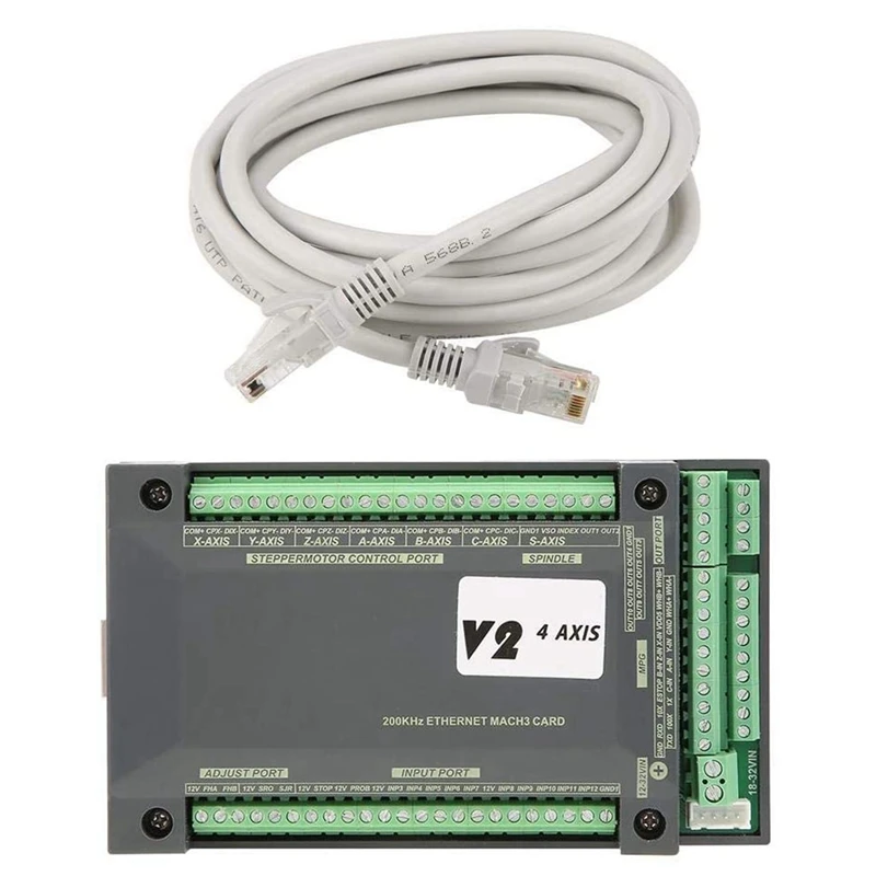 

Драйвер для шагового двигателя Ethernet MACH3, 4-осевой сетевой кабель для Ethernet MACH3