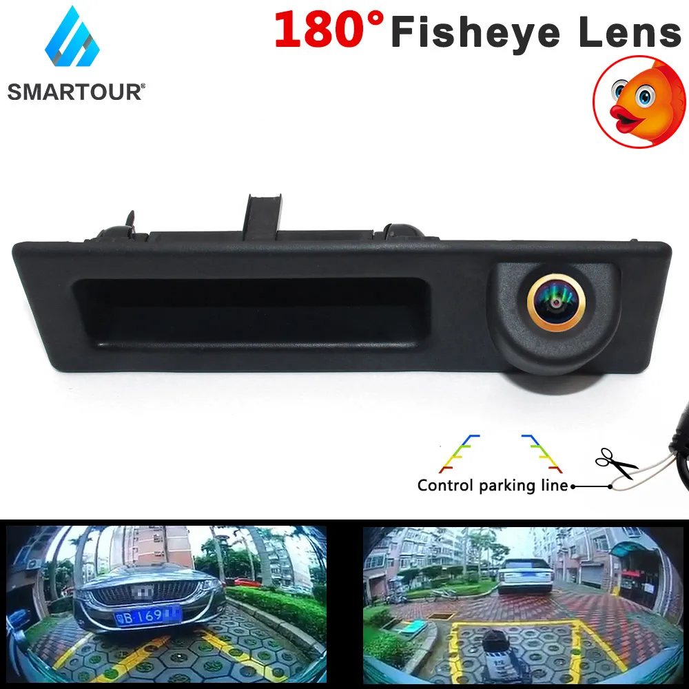 Камера заднего вида SMARTOUR Fisheye 180 градусов HD 1080P * 720P для BMW 3 5 X3 Series F10 F11 F25 F30 |