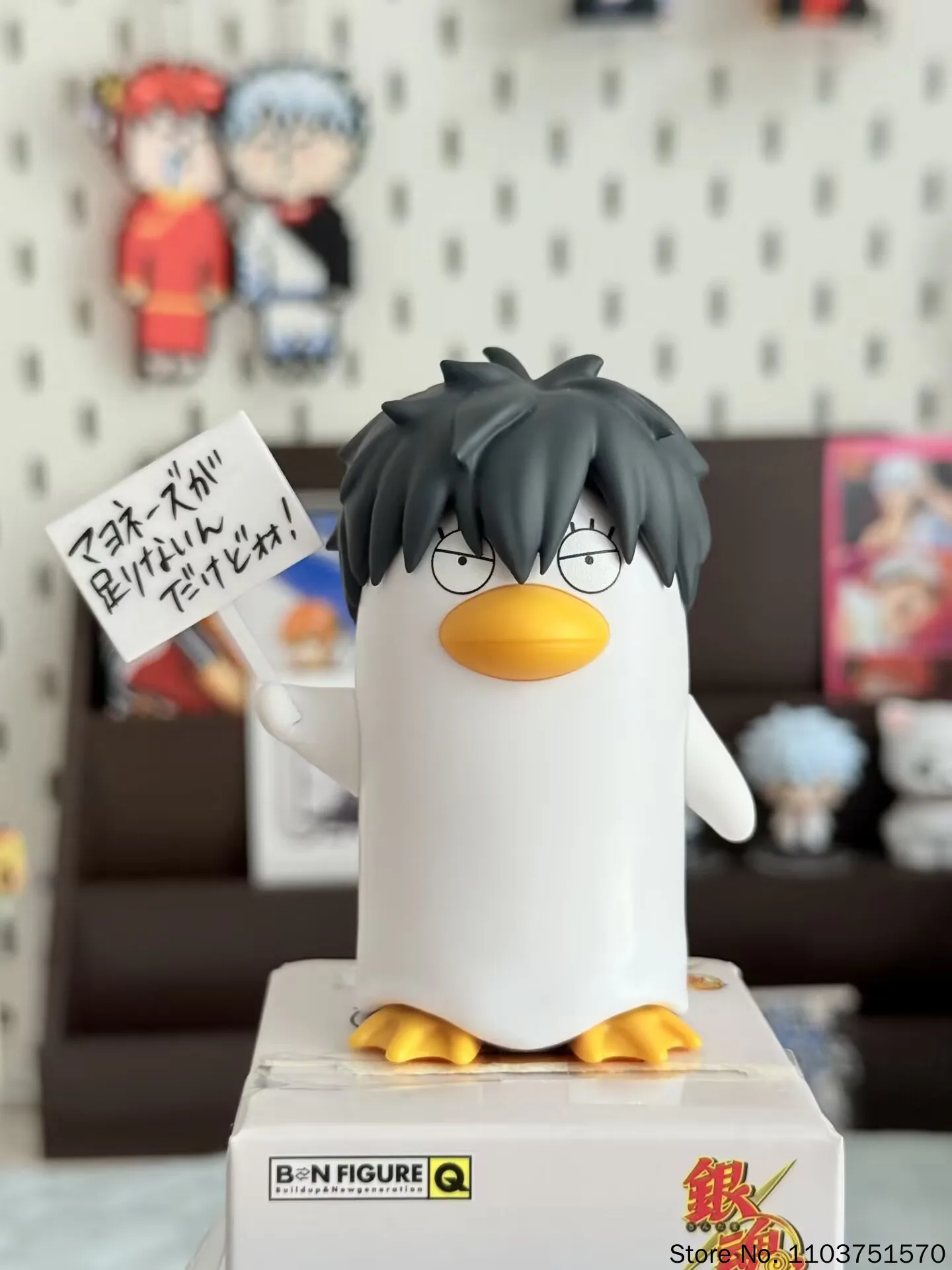 Фото Фигурка Bandai Bn Q Gintama Elizabeth, мини-фигурка в закрытой упаковке, настольное украшение, коллекционный подарок на день рождения. №4