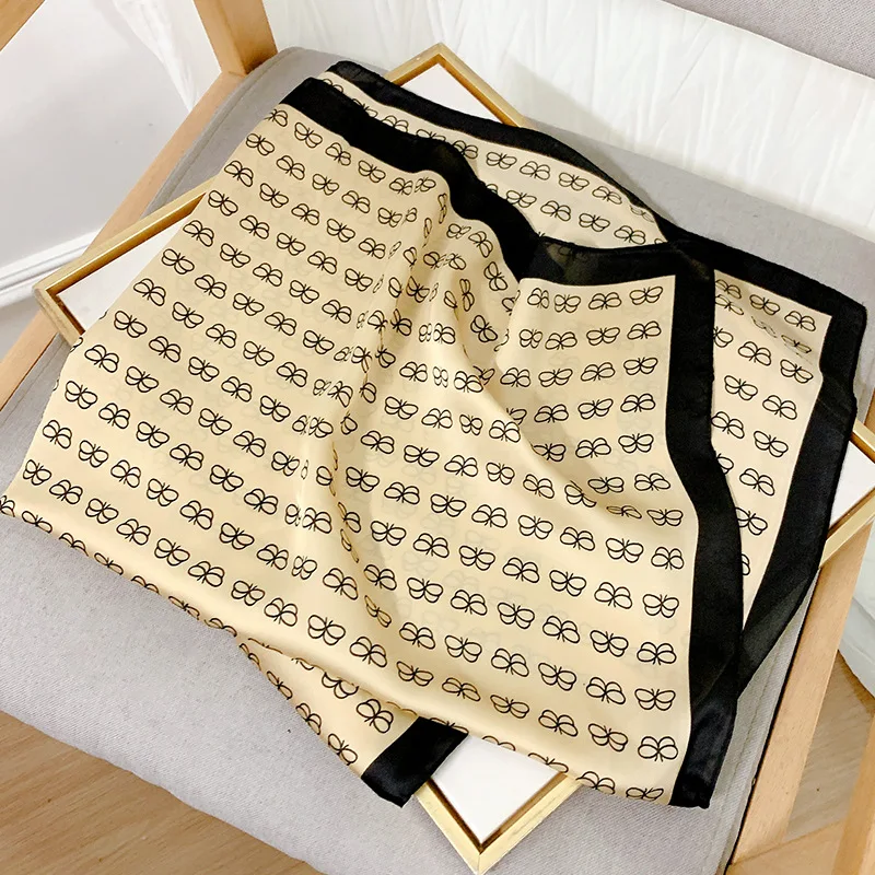 2022 модный пляжный квадратный платок новый стиль 70x7 0 см маленькие шарфы женский