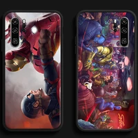 marvel spiderman phone cases for huawei honor y6 y7 2019 y9 2018 y9 prime 2019 y9 2019 y9a soft tpu coque funda