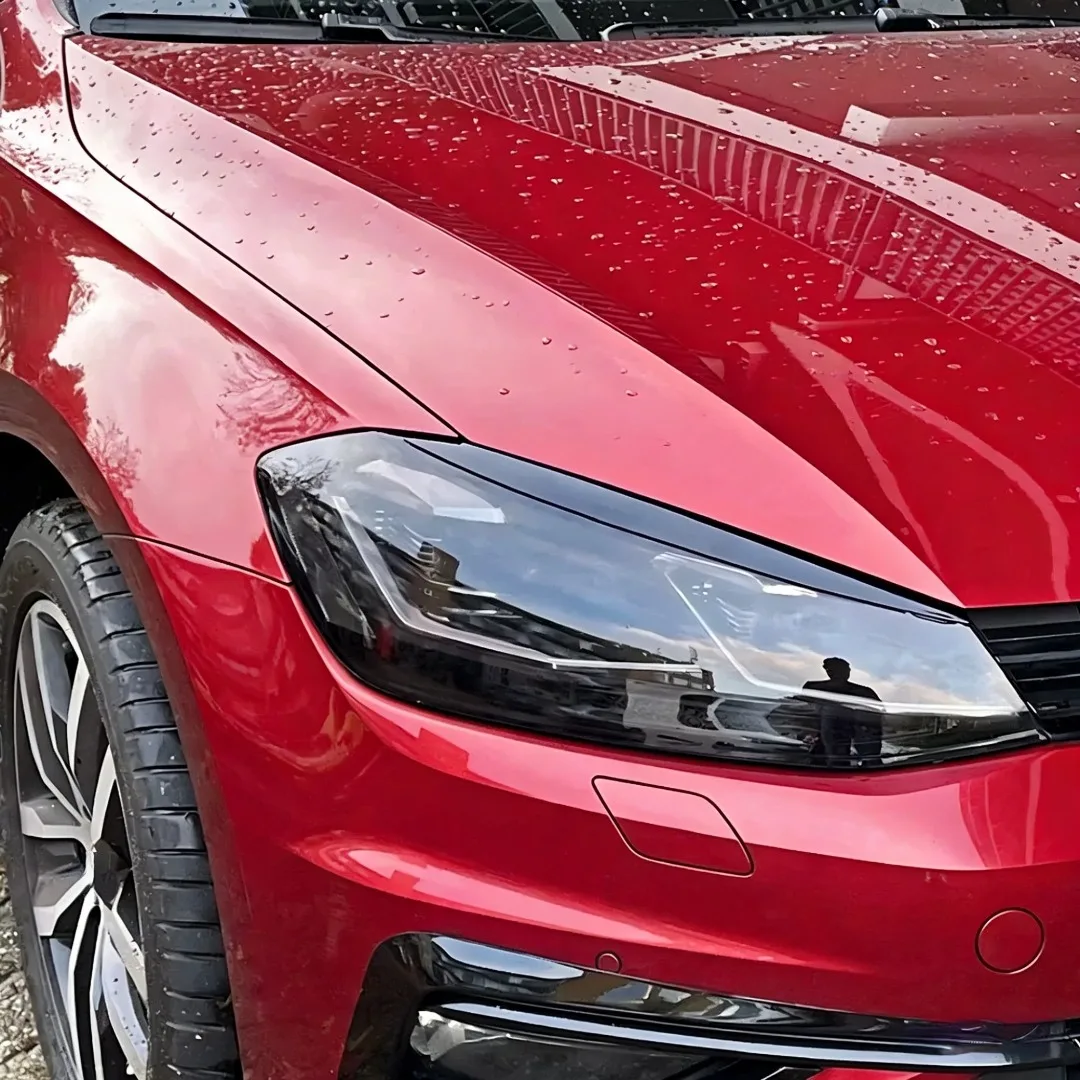 Фото Накладки на фары (реснички) для VW Golf 7 VII GTI GTD R MK7 2013-2017, внешние элементы кузова, тюнинг, аксессуары для стайлинга №3