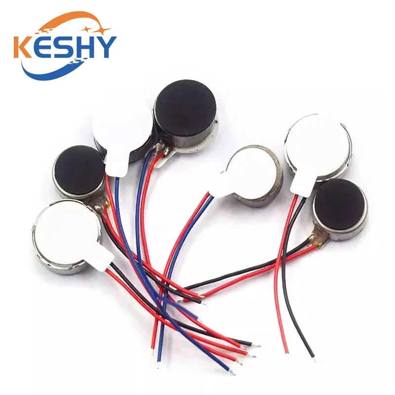 DC 3 В 7 8 мм/10 мм 0820 0827 0834 1027 1030 1034 Круглый тонкий вибрационный двигатель Кнопка