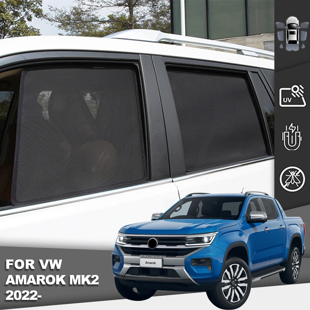 Для Volkswagen VW Amarok MK2 2022 2023 2024 2025 Магнитный автомобильный солнцезащитный козырек на