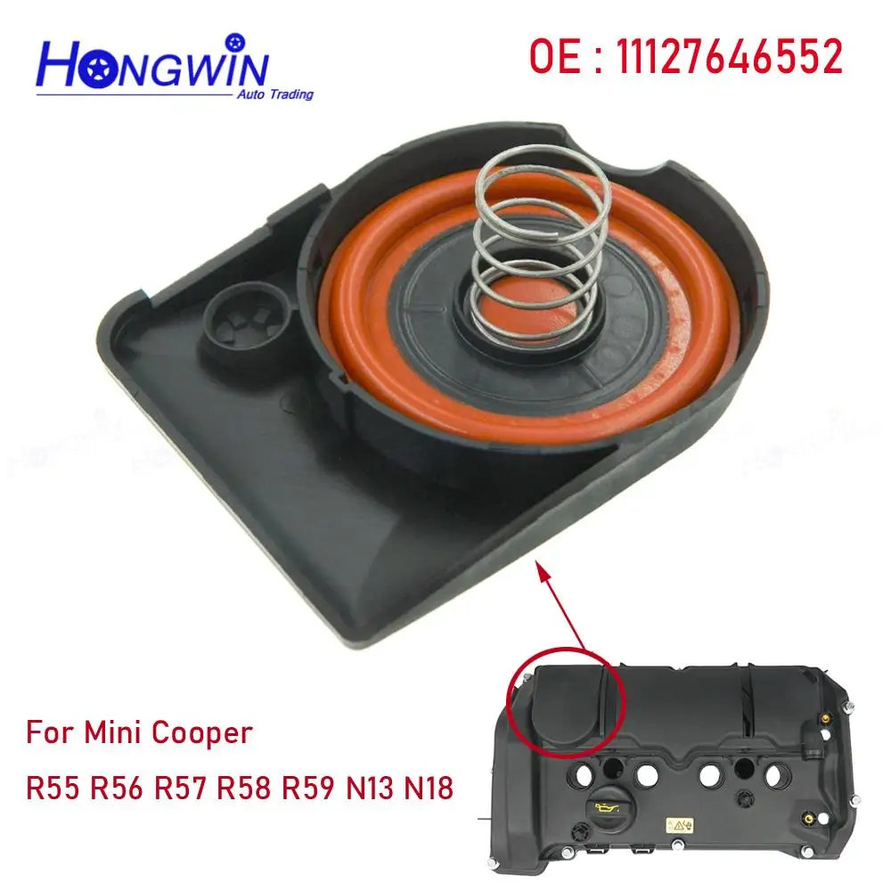 11127646552 11127646553 Engine PCV Valve Cover Repair Kit Valve Cap With Membrane For Mini Cooper N13 N18 R55 R56 R57 R58 R59